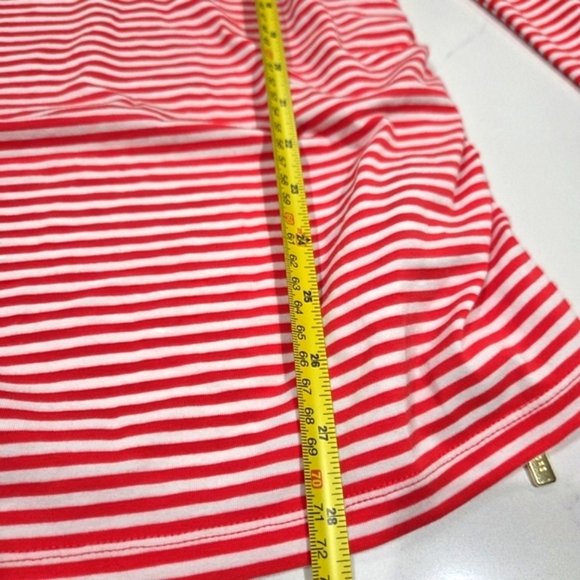 Michael Kors Red and White Striped Top New. - Picture 12 of 12